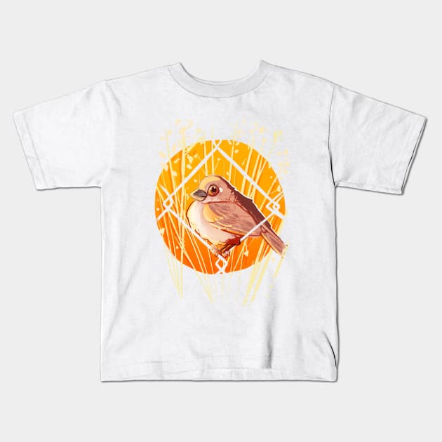 Urban Sparrow Kids T-Shirt by AshenShop